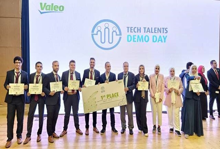 In the competition of the highest “technology” and the strongest “competitiveness” …  Students of the Egyptian Russian University get first place in “VALEO” competition