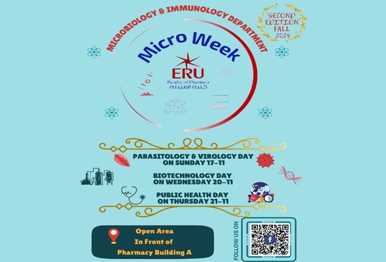 Join us for the 2nd edition of the Micro week! at the Egyptian Russian University