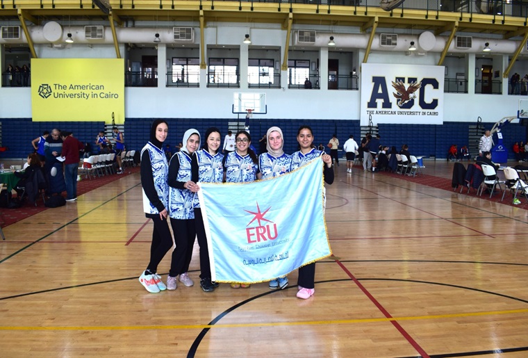 Snapshots from the Egyptian Russian University Participation in the “Sectors League Basketball Championship” (Female Students)