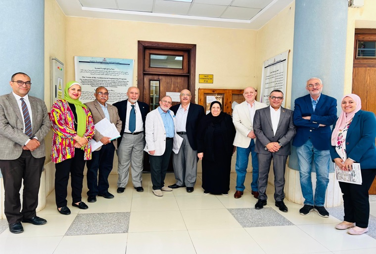 Architectural graduation projects with developmental vision at Egyptian Russian University to serve society