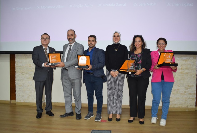 Huawei Honors Dr. Tamer Saleh as Best Global Lecturer for 2025, and Engineer Mustafa Gamal as One of the Best Trainers in Egypt