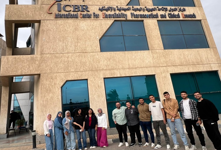 ERU Pharmacy students on a scientific visit to the International Center for Bioavailability and Pharmaceutical and Clinical Research (ICBR)