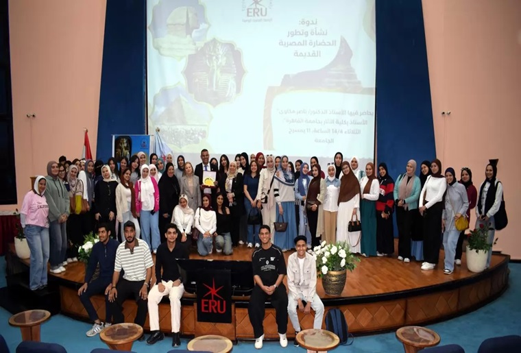 In cooperation with Faculty of Al-Alsun … Egyptian Russian University organizes seminar on “The Genius of Egyptian Civilization” … photos