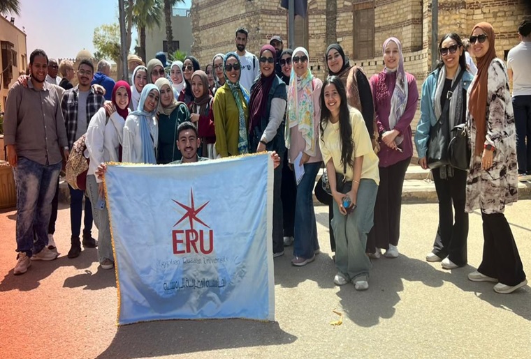 ERU Architecture Students on a Field Trip to the Religions Complex in Cairo