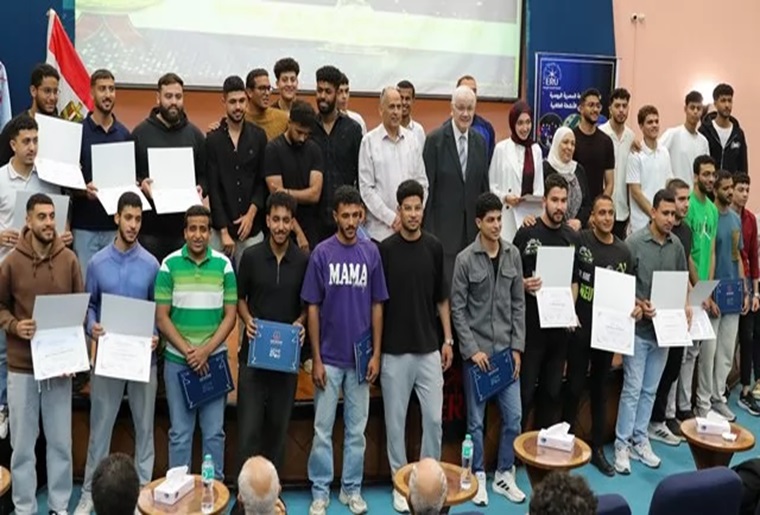 Reaching 181 students… The Egyptian-Russian University reveals the names of its outstanding students honored… Photos