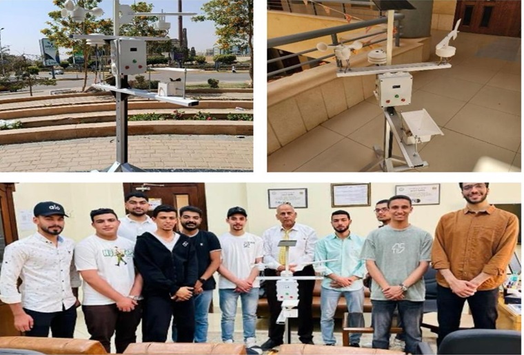 Egyptian Russian University Mechatronics Engineering Students Successfully Develop an Integrated Weather Monitoring Station