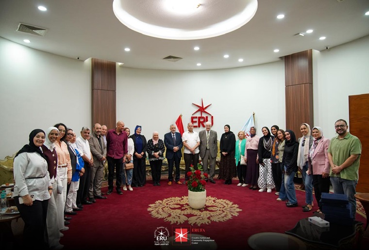 As part of its community role, the Egyptian-Russian University celebrates the conclusion of its “Children’s University” program and honors 250 talented young students.